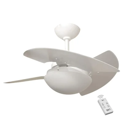Ventilador Florença 3 Pás 220v Branco E Controle