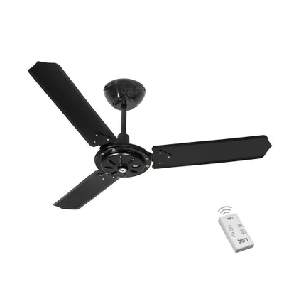 Ventilador Ipanema Preto 220v 3 Pás E Controle