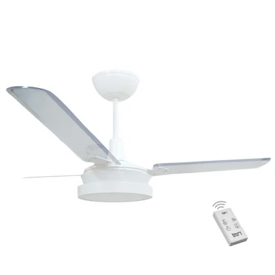 Ventilador LED Breeze Branco 110v 3 Pás Transparentes E Controle Remoto