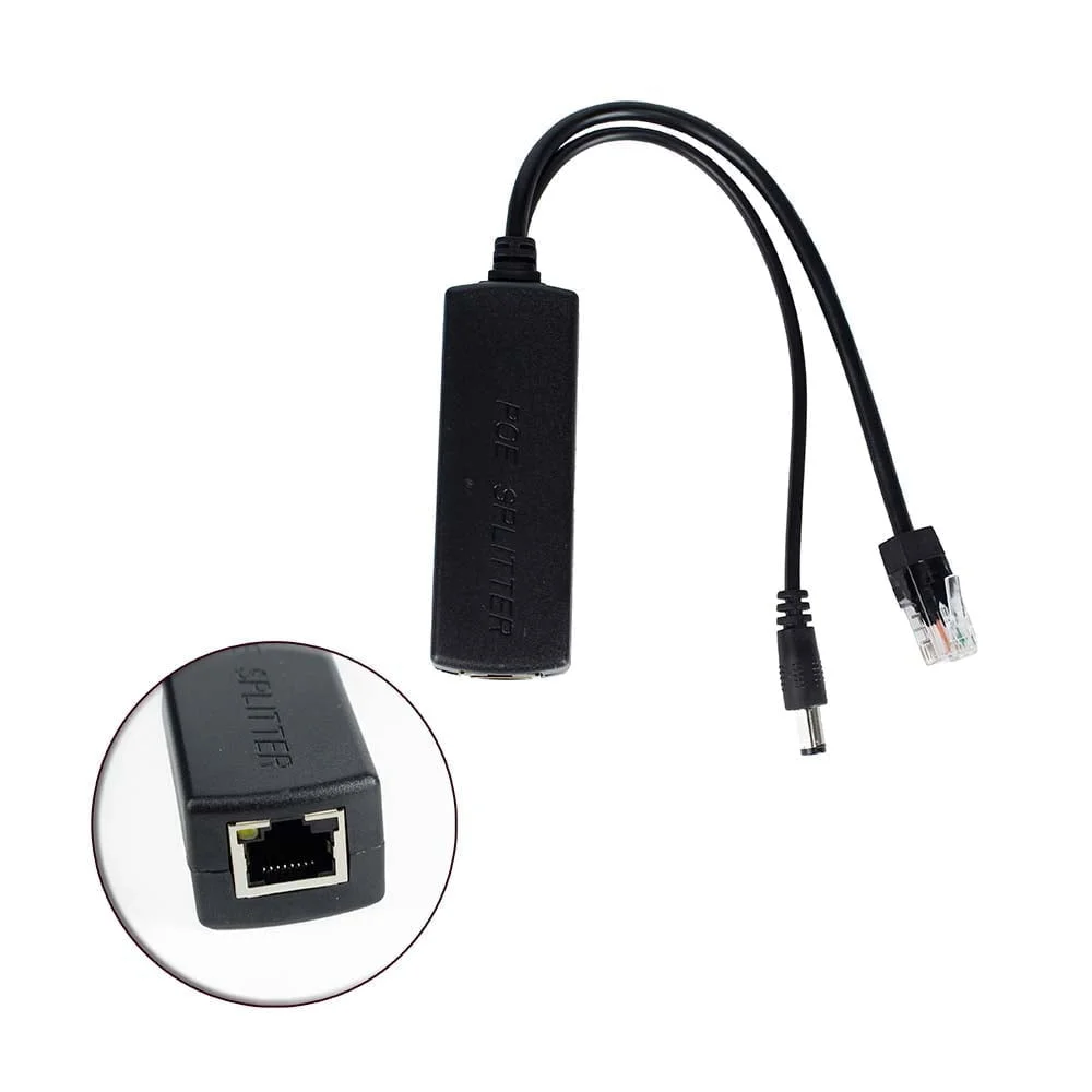 Imagem 3 de 5 do produto Kit 12 Adaptador Poe Ativo Power Over Ethernet 48v Saída 12v