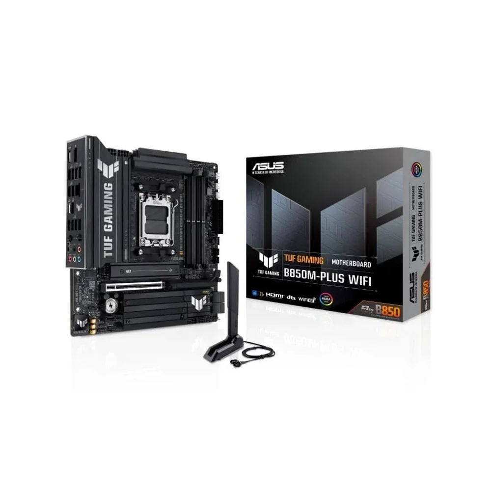Placa-mãe Asus Tuf Gaming B850m-plus Wifi Matx, Am5, Ddr5, PCie 5.0, Wi-fi 6e 4