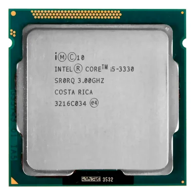 Processador Intel Core i5-3330, 3.00 Ghz (turbo Até 3.20 Ghz), 4 Núcleos, 6 Mb Cache, Tdp 77w, LGA  1155, 3ª Geração, Oem