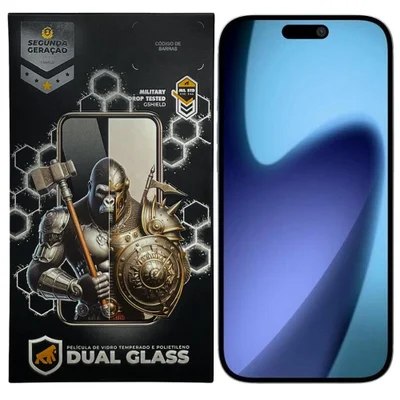Película Para Iphone 17 - Dual Glass Preta - Gshield