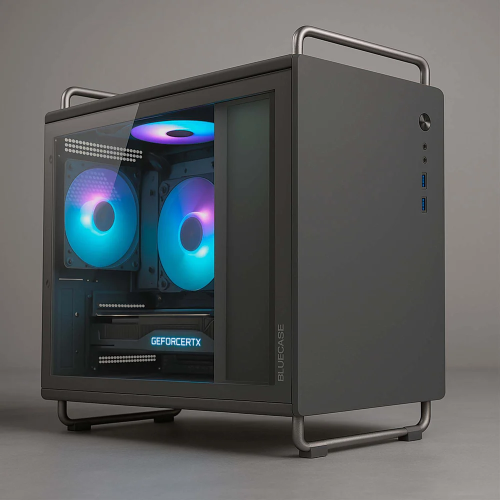Computador Gamer Tiny Ryzen 5 5600gt 16gb Ddr4 3200mhz 1TB Nvme Monitor 23 Curvo C/wifi - view 3
