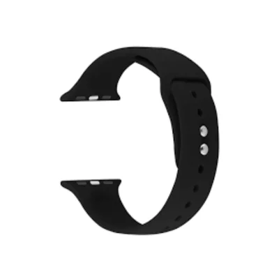 Pulseira Para Smartwatch App 38 Mm Preto Liso Conforto E Estilo