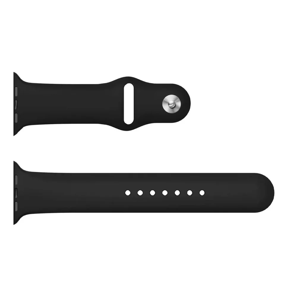 Imagem 4 de 5 do produto Pulseira Para Smartwatch App 40 Mm Cor Preto Liso Super Flexível