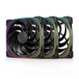 Kit 3 Fans 140mm Reverse Geometric Future Squama 2503r14 RGB 3