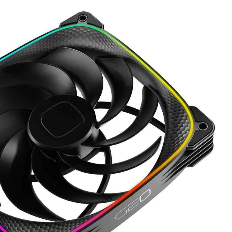 Kit 3 Fans 140mm Reverse Geometric Future Squama 2503r14 RGB 5