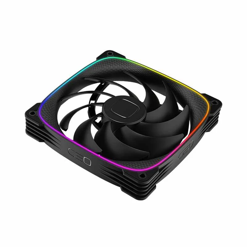 Kit 3 Fans 140mm Geometric Future Squama 2503b14t ARGB Preto 6