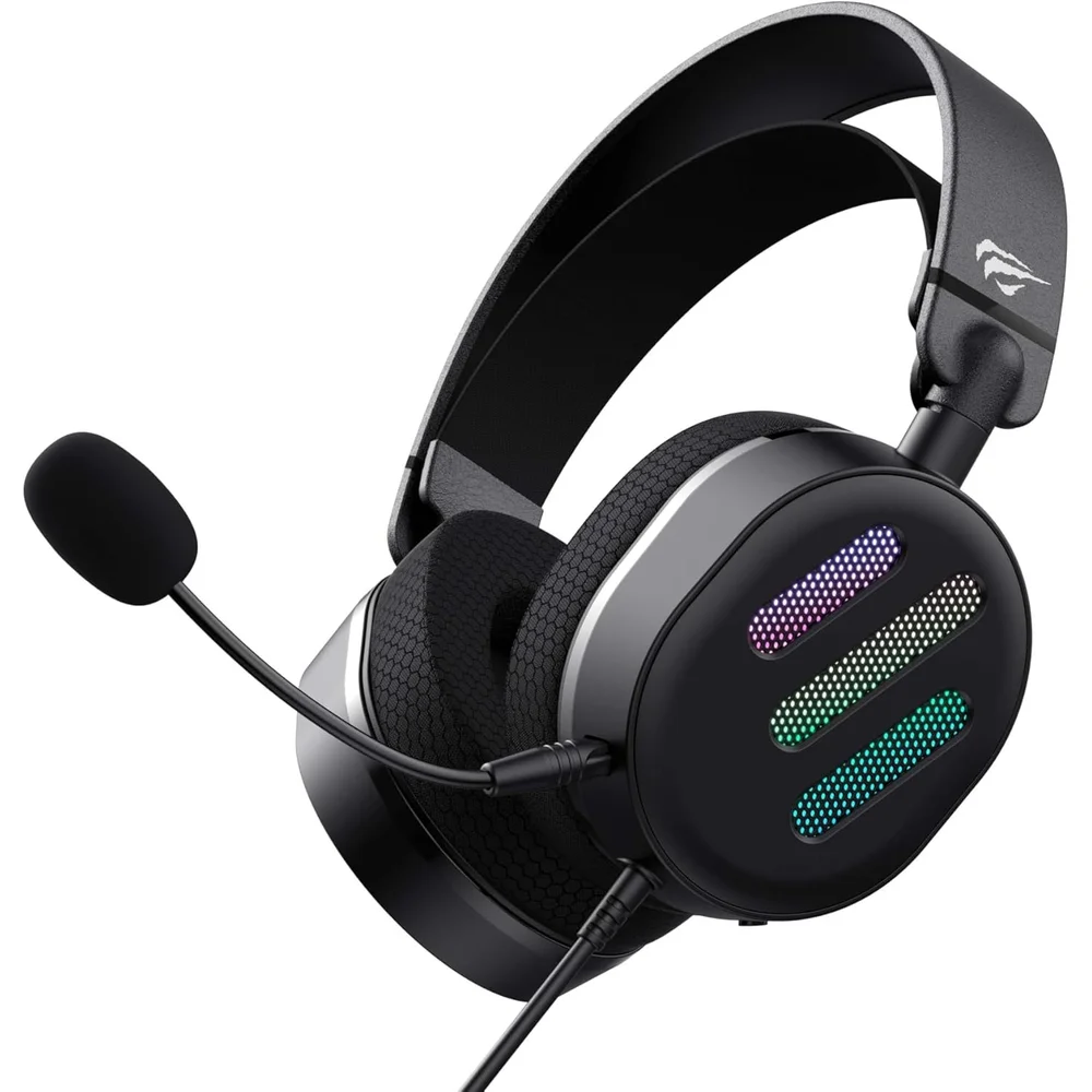 Imagem 3 de 5 do produto Headset Gamer Havit Usb 7.1 LED Preto H2038u
