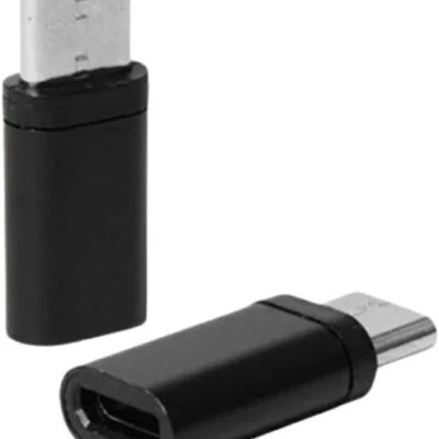 Adaptador Conversor Micro Usb Fêmea V8 Para Usb Type C Macho