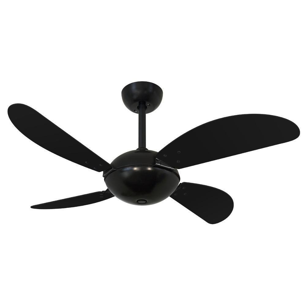 Ventilador De Teto Volare Preto Fly Office Preto 110v