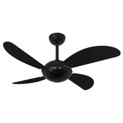 Ventilador De Teto Volare Preto Fly Office Preto 110v