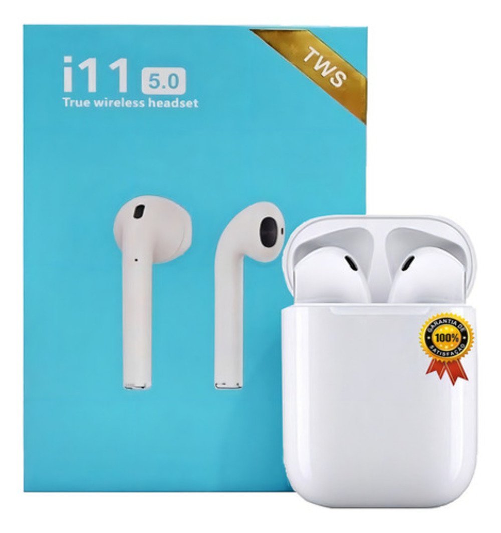 Fone Bluetooth I11 Tws 50 Cor Branco Branco