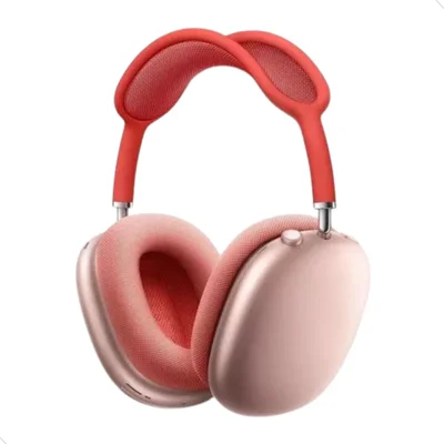 Fone De Ouvido Headphone Bluetooth Com Microfone P9 Cancelamento De Ruído Sem Fio   Mundo Compras (vermelho)