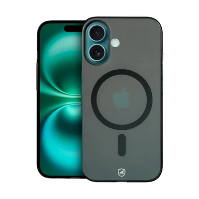 Capa Para Iphone 16 - Crystal Slim Magsafe  Dark - Gshield