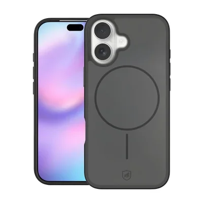 Capa Case Capinha Para Iphone 17 - Magsafe Wave Fumê - Preta - Gshield