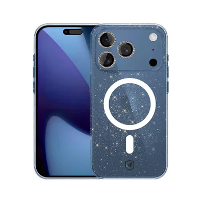 Capa Case Capinha Para Iphone 17 Pro - Magsafe Glitter - Gshield