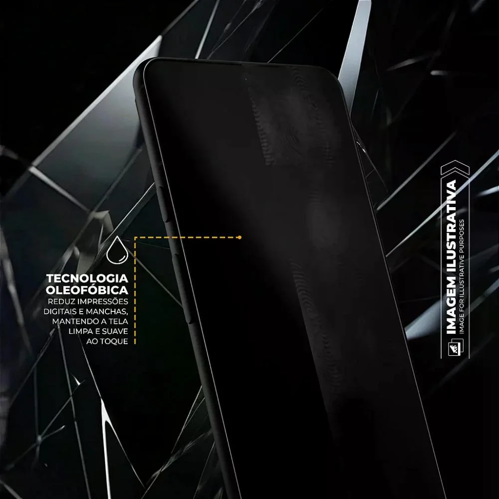 Imagem 3 de 5 do produto Película Para Iphone 17 Pro Max - Dual Glass Preta - Gshield