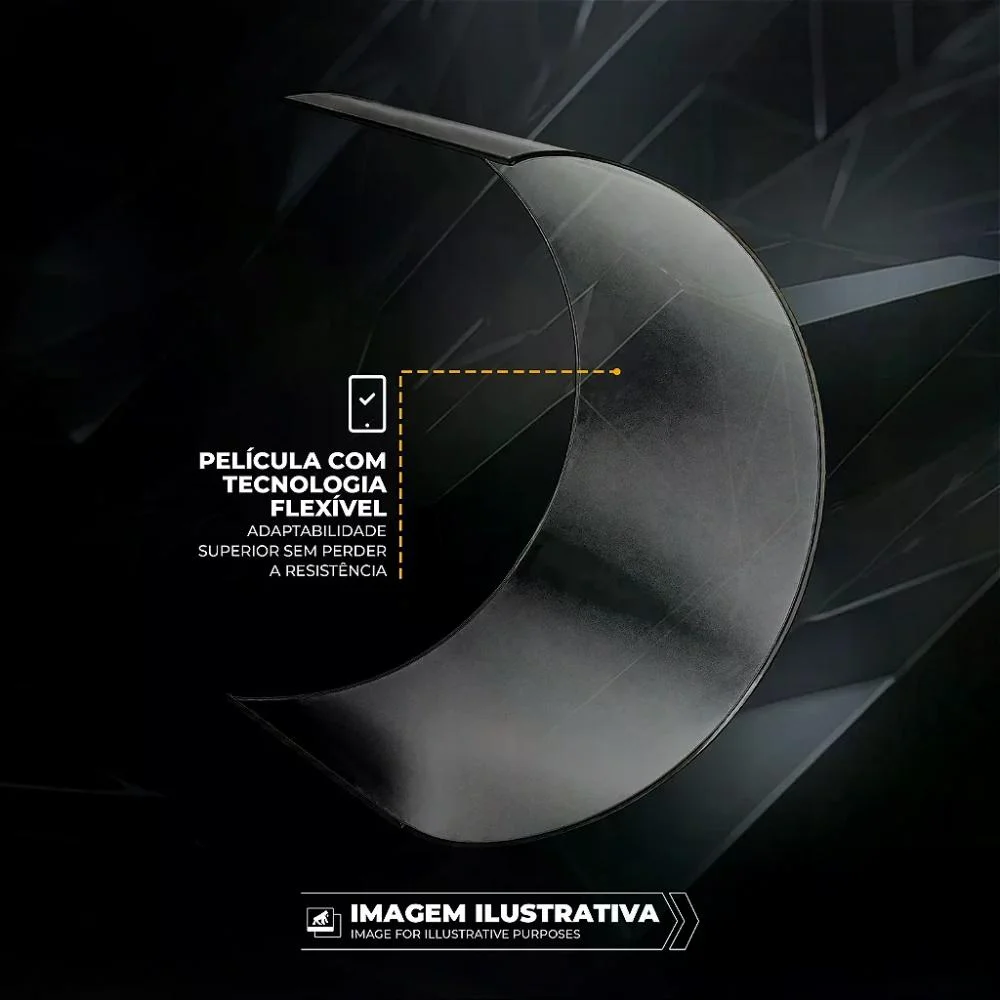 Imagem 5 de 5 do produto Película Para Iphone 17 Pro Max - Dual Glass Preta - Gshield