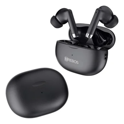 Fone Premium Hrebos X1 Bluetooth Tws - Preto Eb-215 Preto