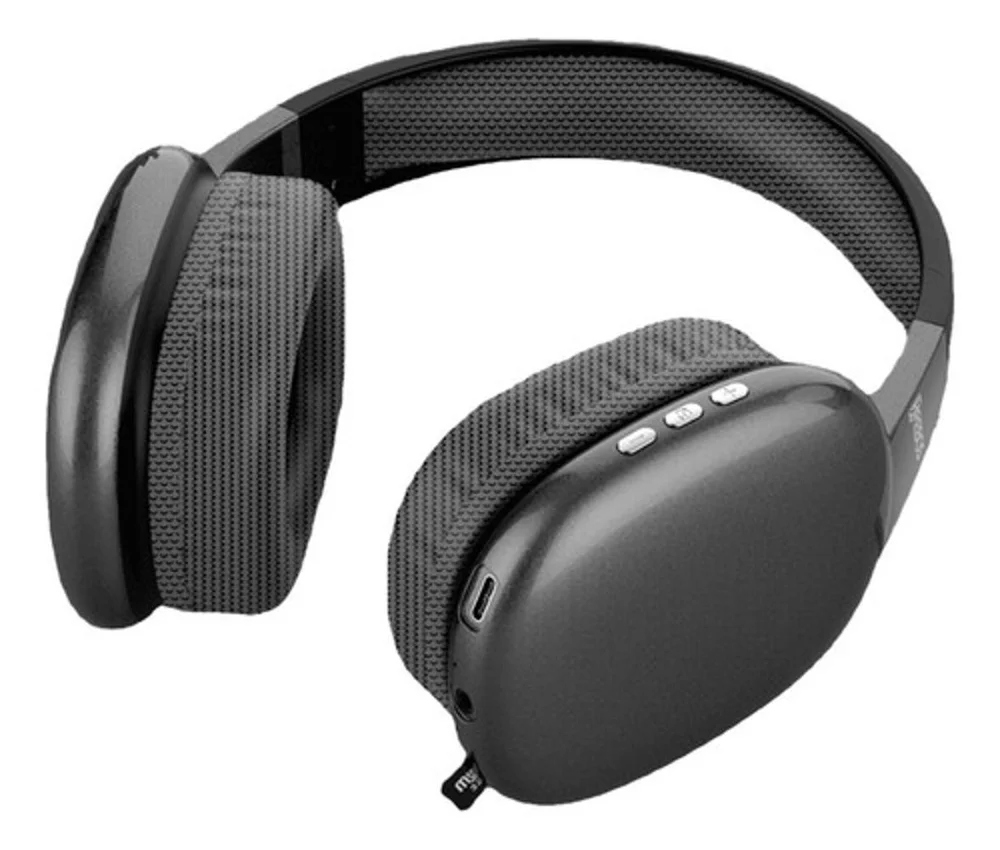 Imagem 2 de 4 do produto Headphone Wireless Bluetooth Microfone Interno Micro Sd Preto