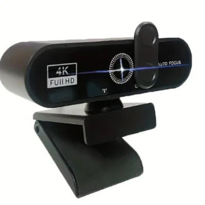 Webcam Portátil Com Suporte Autofoucus Full Hd 1080p