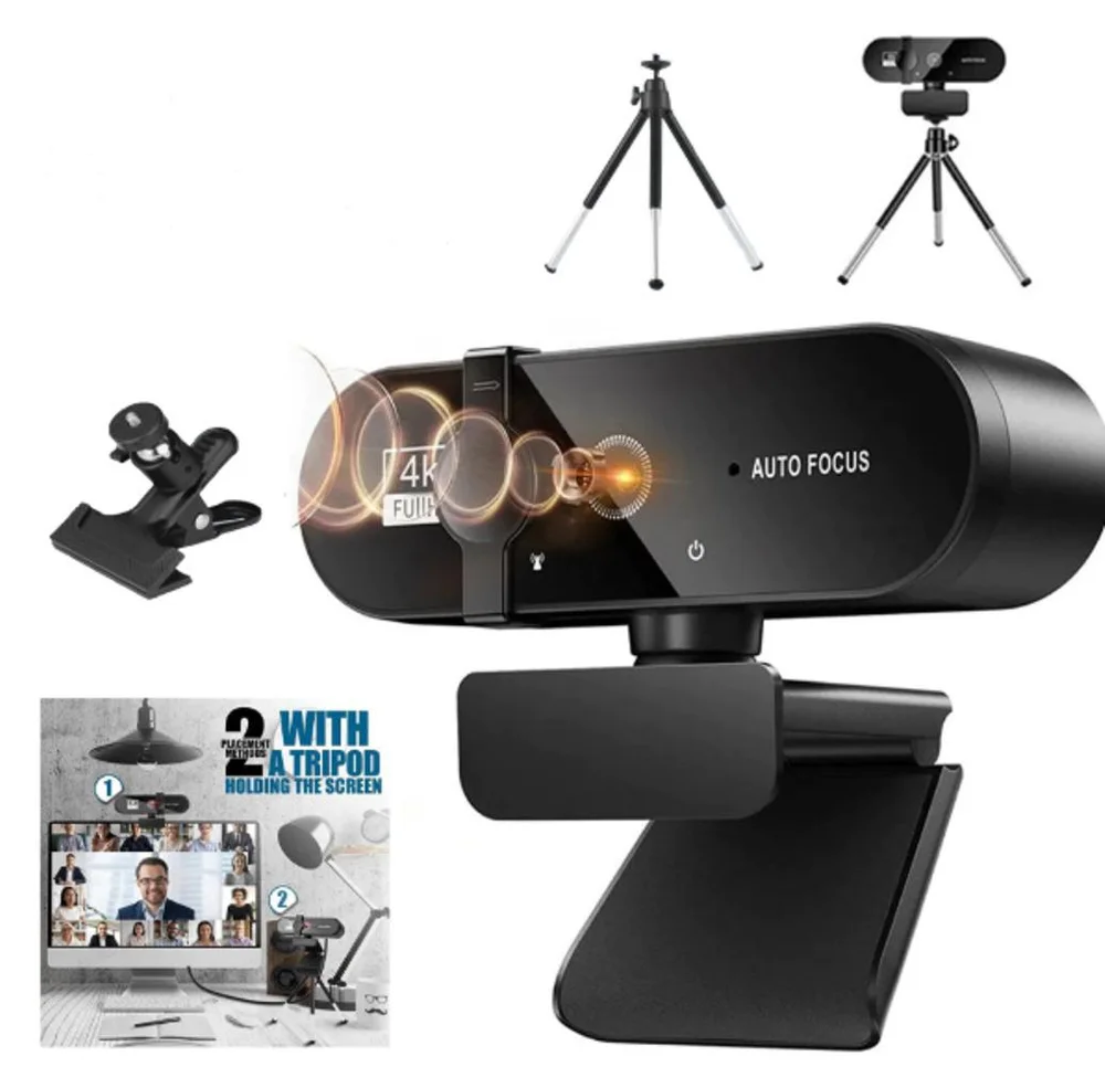 Imagem 3 de 3 do produto Webcam Portátil Com Suporte Autofoucus Full Hd 1080p