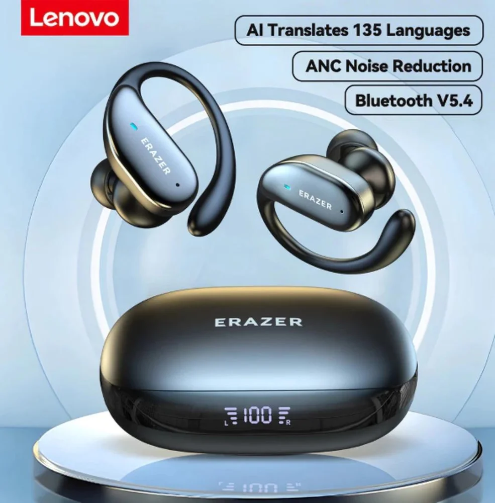Imagem 3 de 3 do produto Fone De Ouvido Gamer Sem Fio Bluetooth 5.4 Lenovo Erazer Xt80