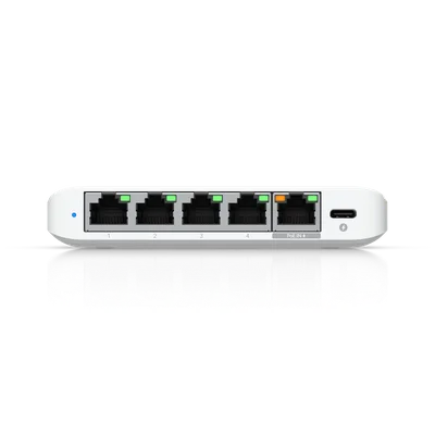 Switch Flex Mini 2,5g 5 Portas Poe Unifi Ubiquiti Usw-flex-2.5g-5-br