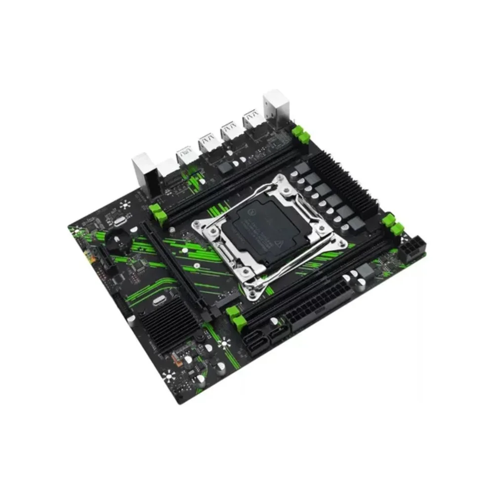 Placa Mae Machinist Pr9 X99 Micro Atx Black Green Xeon Placa Mae Machinist Pr9 X99 Micro Atx Black Green Xeon