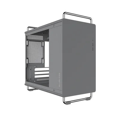 Gabinete Gamer Bluecase Bg056 Tiny, Sem Fans, Cinza