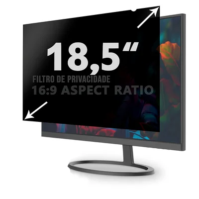 Filtro De Privacidade Para Monitor 18,5 " Proporção 16:9
