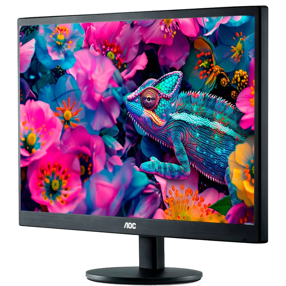 Monitor LED Aoc 18.5", Resolução Hd 1366x768, 60 Hz, HDMI, Vga, Widescreen - E970swhnl Monitor LED Aoc 18.5", Resolução Hd 1366x768, 60 Hz, HDMI, Vga, Widescreen - E970swhnl