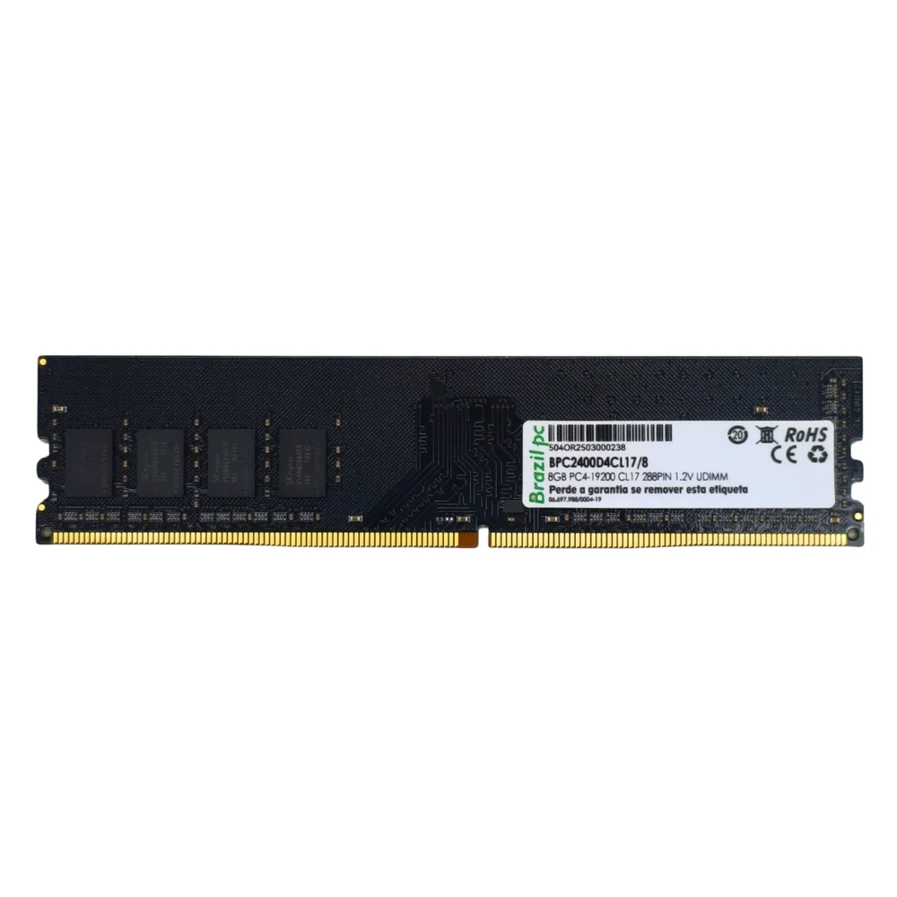Memoria Ram 8gb DDR4 2400MHZ BrazilPC