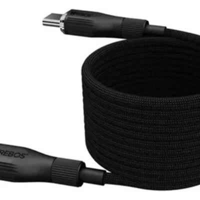 Cabo Carregador Curl Flow Magnético Type C Premium Cb-601c