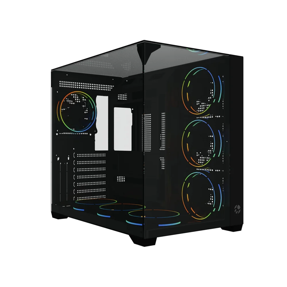 Imagem 4 de 5 do produto Gabinete Gamer Bluecase Bg-058 Grand Tokyo Sem Fans, Preto