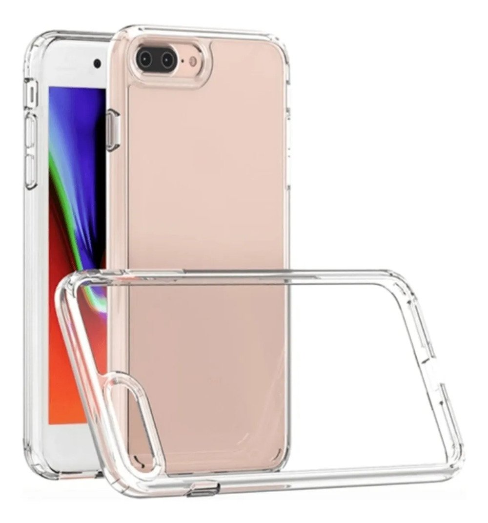 Capa Capinha Anti Impacto Shock Resistente Para Apple Iphone 7 Plus 8 Plus, Tela 5.5 ", Transparente