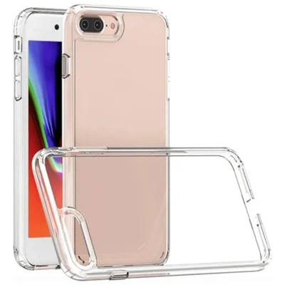 Capa Capinha Anti Impacto Shock Resistente Para Apple Iphone 7 Plus 8 Plus, Tela 5.5 ", Transparente