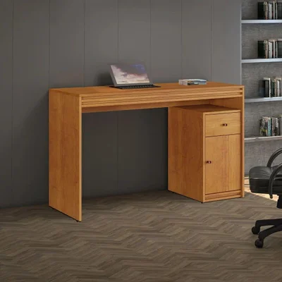 Mesa Escrivaninha Madrid Mavaular Cor:naturalle