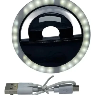 Luz Selfie Ring Light Clipe Anel LED Flash Celular Universal