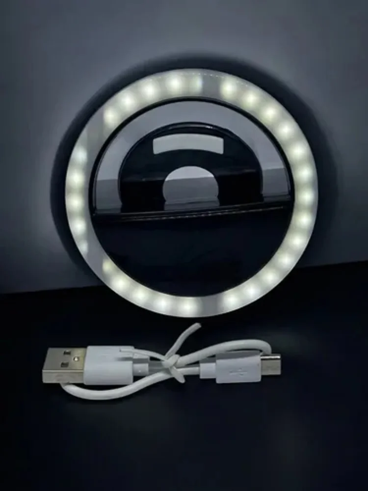 Imagem 5 de 5 do produto Luz Selfie Ring Light Clipe Anel LED Flash Celular Universal