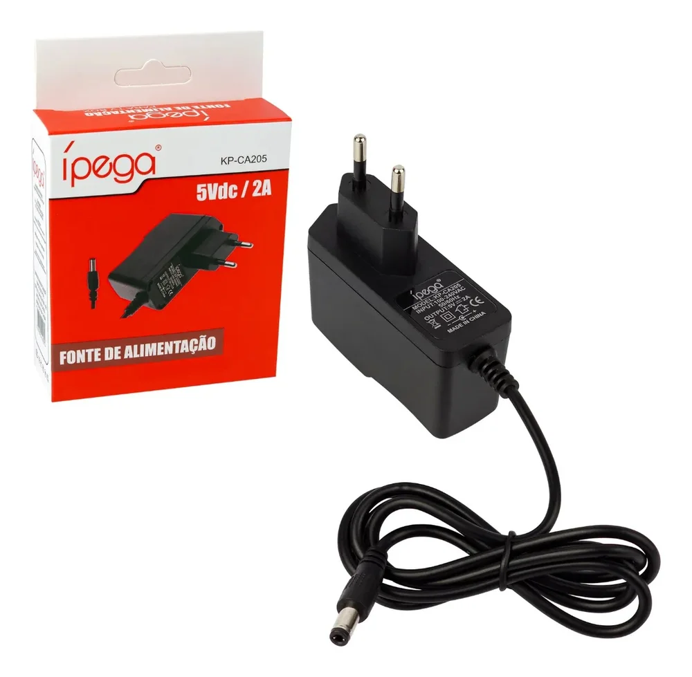 Fonte De Alimentacao 110/220vac Saida 5vdc 2a 5,5x2,1mm