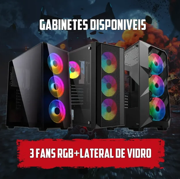PC Gamer Amd Ryzen 5 5500, 16gb Ddr4, RTX 3050 6gb, SSD 1 Tb, Fonte 550w - view 2
