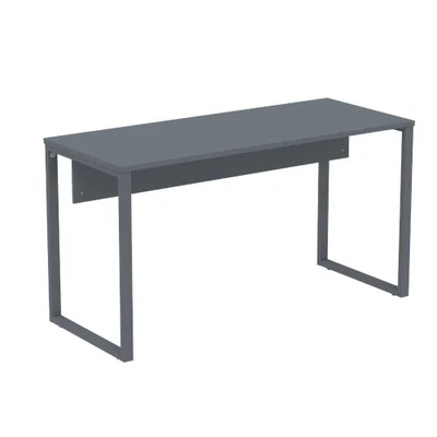 Mesa Escritório P25 Tub Pandin 170 Cm (larg) X 70 Cm (prof) Tampo Mdp Grafito Pé Aço Tubular Grafito