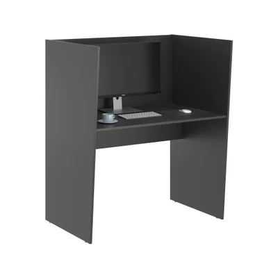Mesa De Trabalho 1 Lugar Alaska Preto Onix