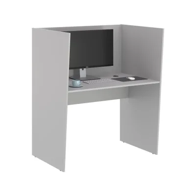 Mesa De Trabalho 1 Lugar Alaska Cinza