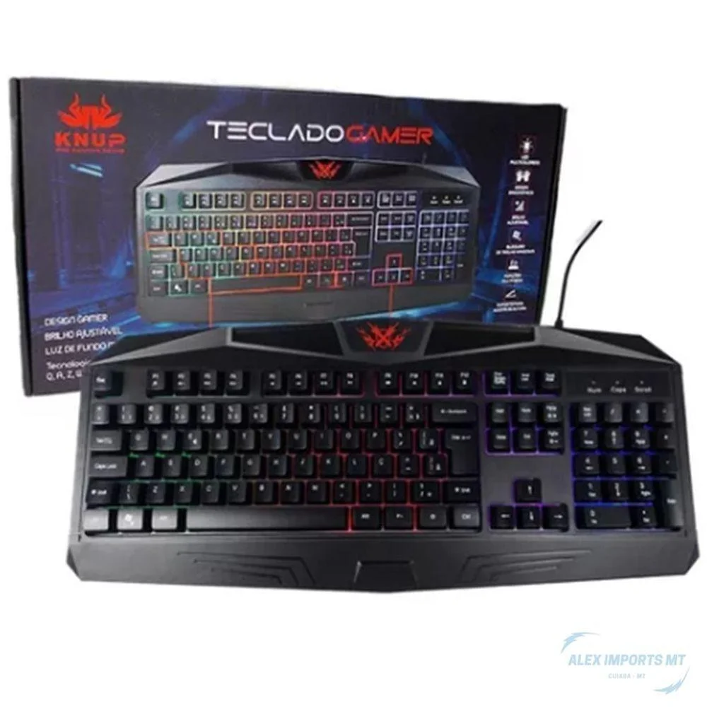 Teclado Semi-mecanico Usb Para Escritórios Escuro Teclado Semi-mecanico Usb Para Escritórios Escuro