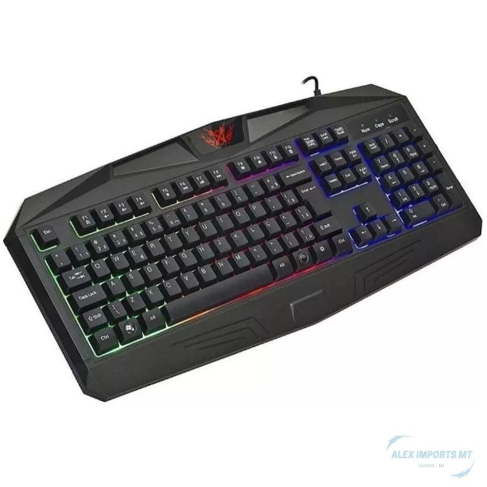Teclado Semi-mecanico Usb Para Nerdes E Jogadores Teclado Semi-mecanico Usb Para Nerdes E Jogadores