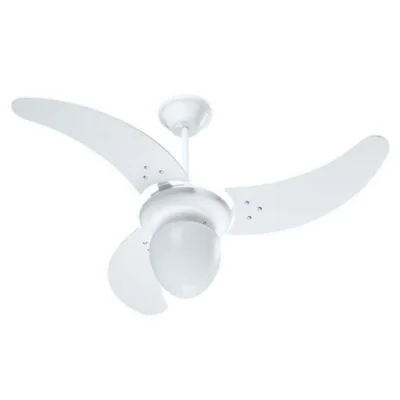 Ventilador Búzios Branco 220v 3 Pás Brancas